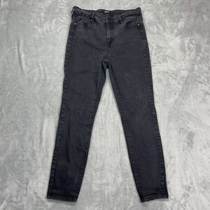 Buffalo David Bitton Mollie Jeans Women 10/30 (31x28) Black High Rise Skinny Leg